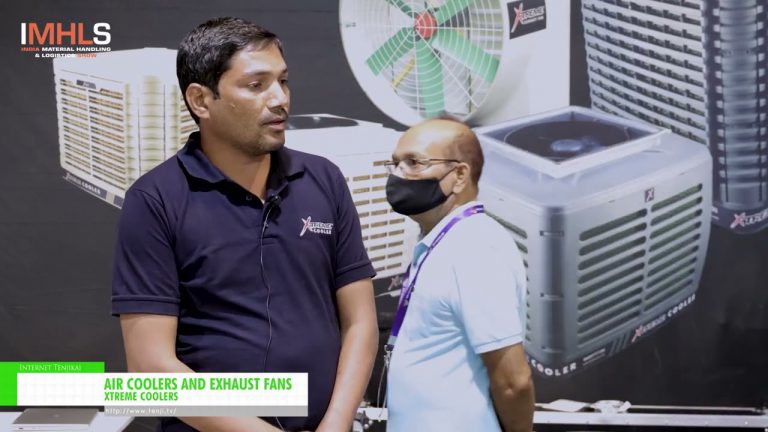[इंडिया मैटेरियल हैंडलिंग एंड लॉजिस्टिक्स शो 2022 (IMHLS)] बाष्पीकरणीय एयर कूलर और निकास पंखे - एक्सट्रीम कूलर